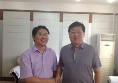 河北省滄州市市長王大虎與我公司總裁李文輝博士一行進(jìn)行會(huì)晤